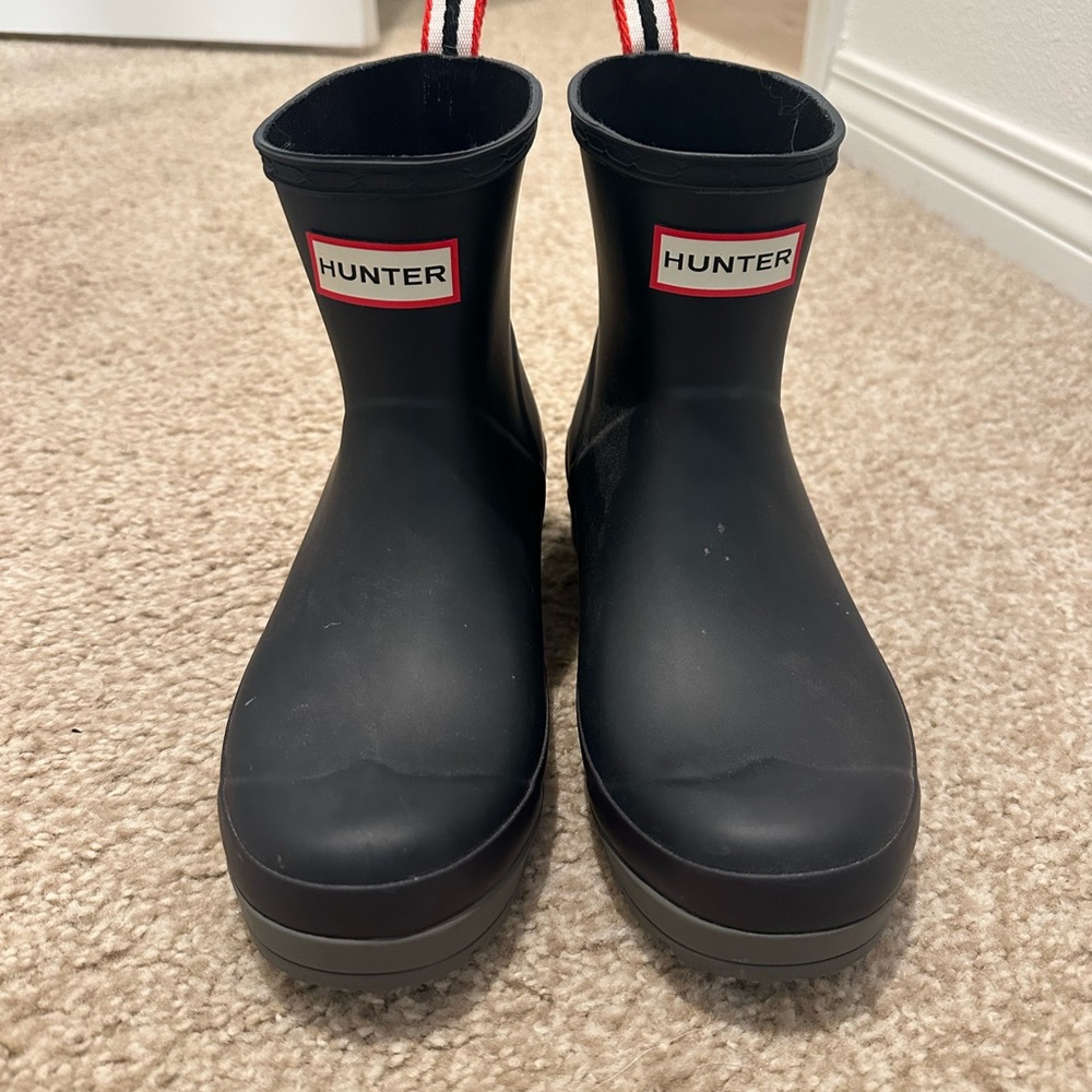 Navy Blue Hunter Rainboots